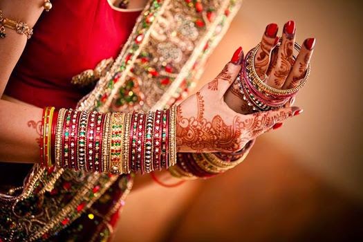 Bride with Traditional Bangles